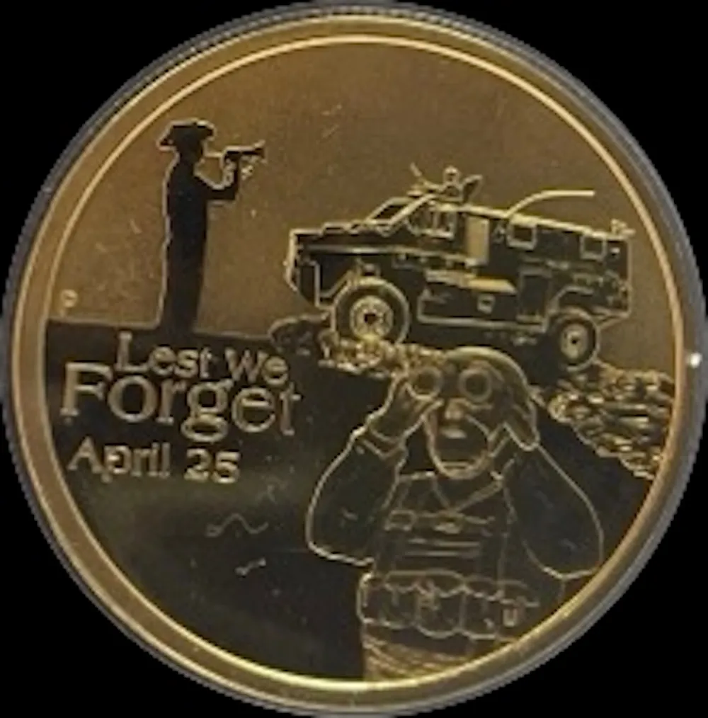 2016 1 Dollar Uncirculated Coin ANZAC Day product image