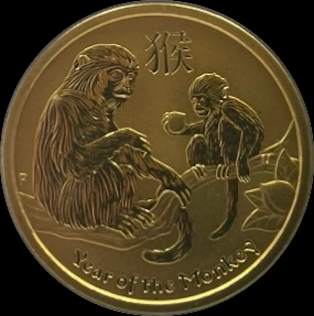 2016 1 Dollar PNC Lunar Year of the Monkey product image