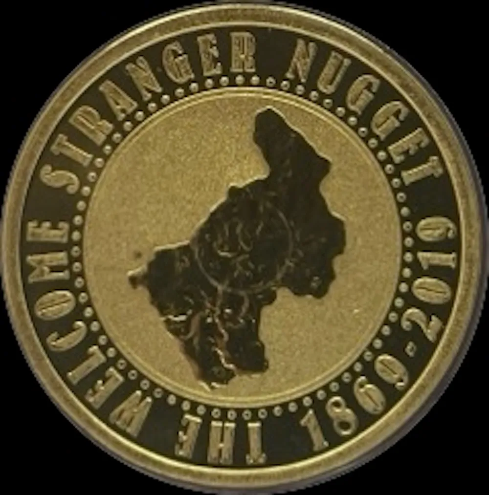 2019 1 Dollar PNC Welcome Stranger Gold Nugget product image