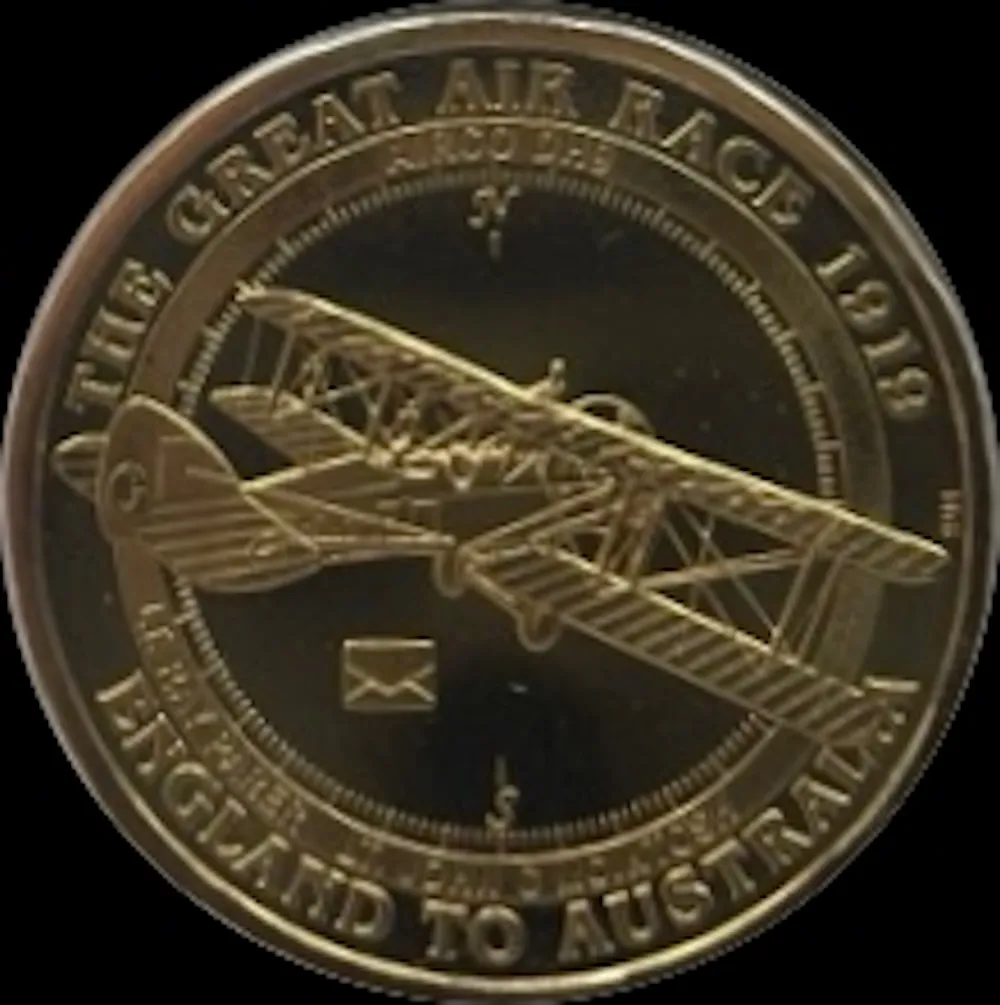 2019 1 Dollar PNC Airco DH9 First England to Australia Flight product image