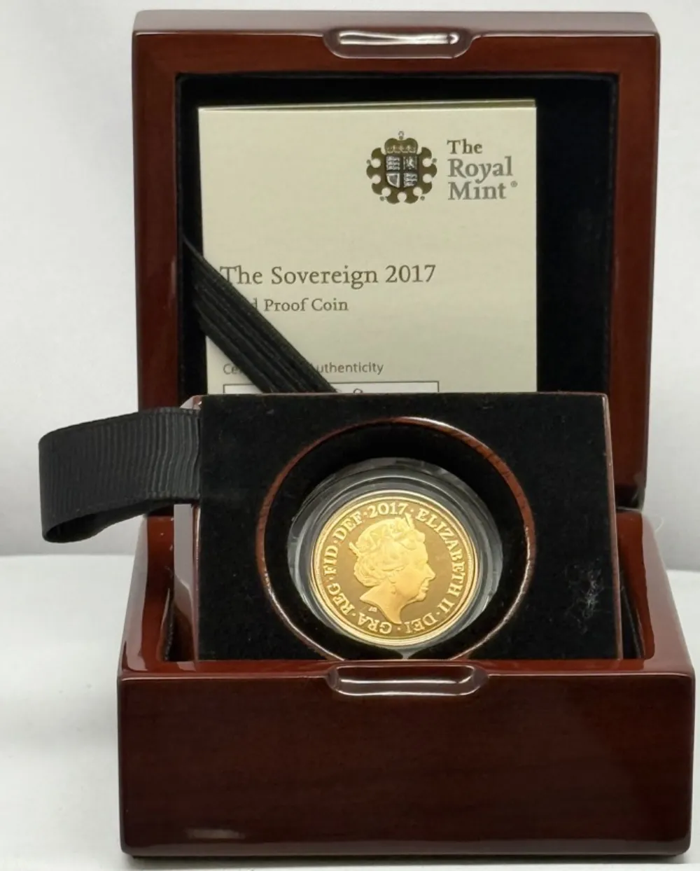 2017 Gold Proof Sovereign Elizabeth II S# SC12 product image