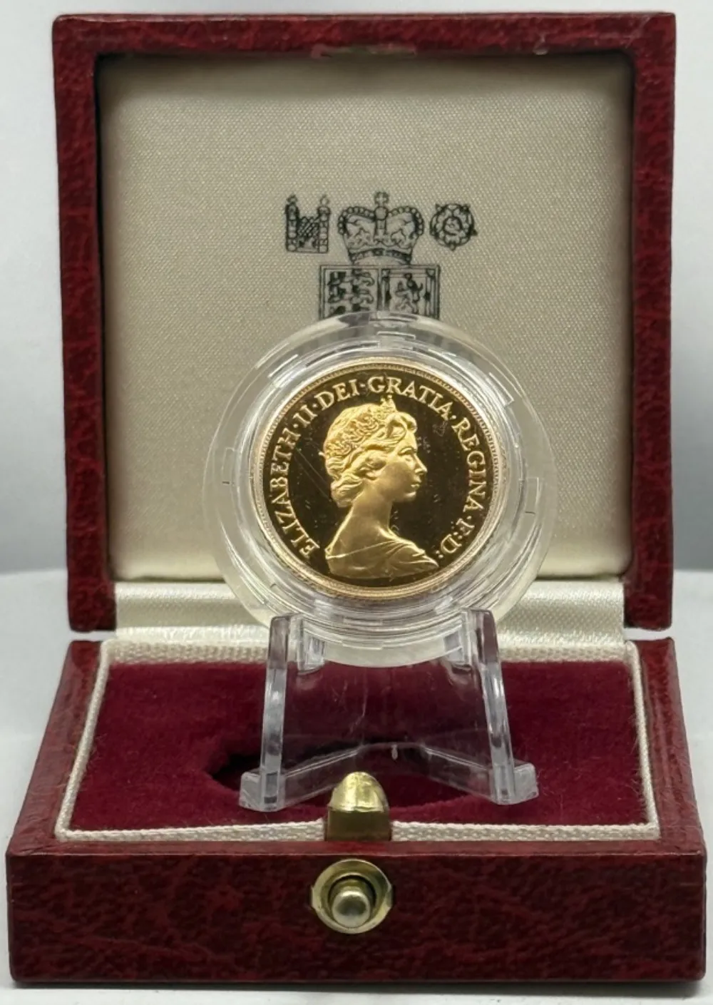 1983 Gold Proof Sovereign Elizabeth II S# SC1 product image
