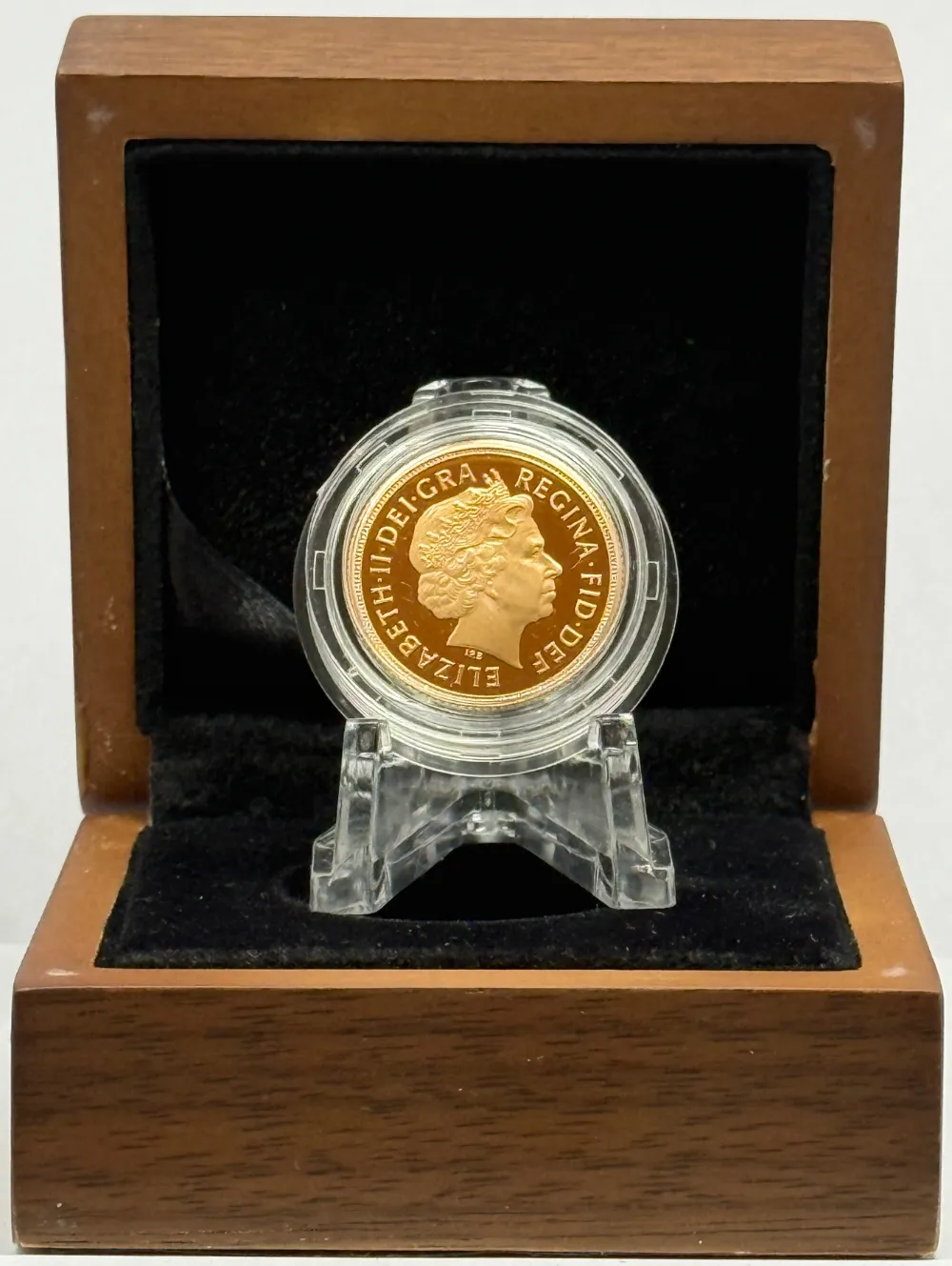 2012 Gold Proof Sovereign Elizabeth II S# SC8 Missing Certificate product image