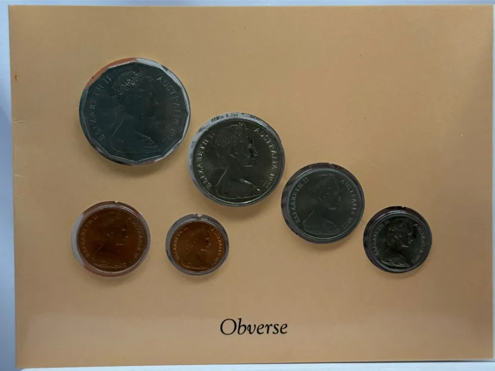 Australia 1972 Uncirculated Decimal Coin Set Sherwood product image