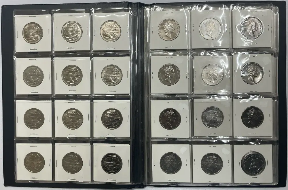 Complete Date Set of Australian 10 Cent 1966 to 2019 Uncirculated product image
