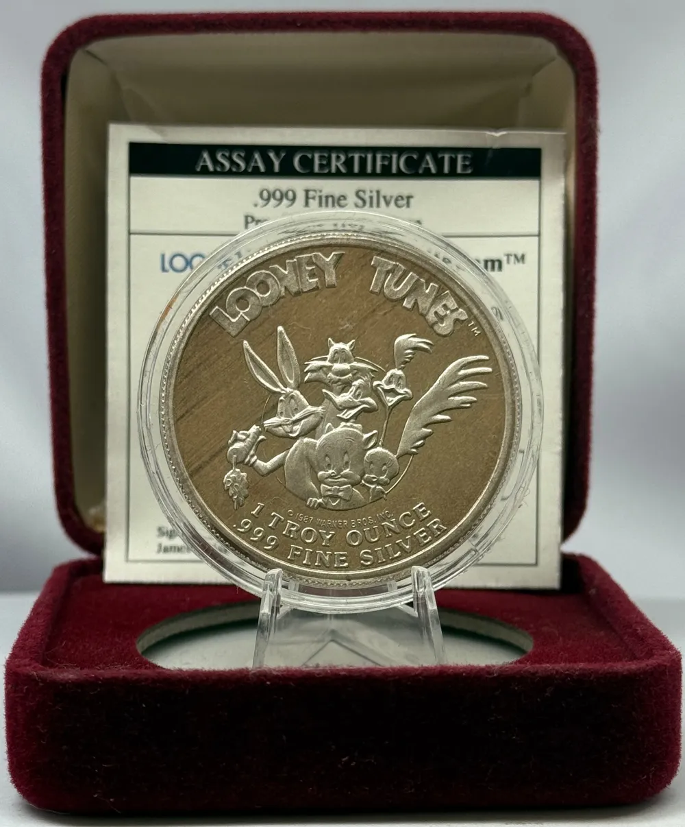 Highland Mint 1987 Silver 1oz Proof Round Yosemite Sam  product image