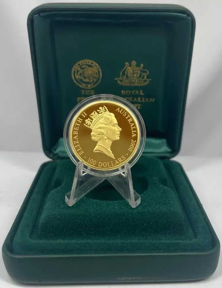 2000 Gold Sydney Olympic Proof Coin 1/8 Journey Begins product image