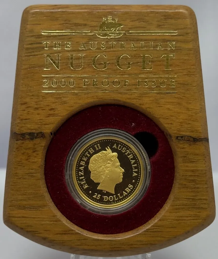 2000 Gold 1/4oz Proof Coin - Kangaroo Nugget product image