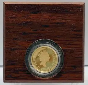 1996 Gold 1/4 Ounce Proof Coin Australian Nugget product image