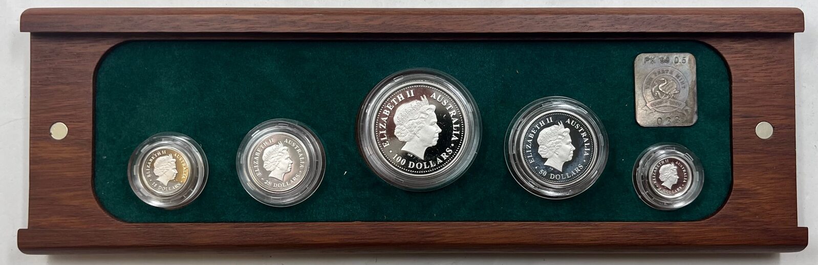 1999 Platinum 5 Coin Set Australian Koala product image