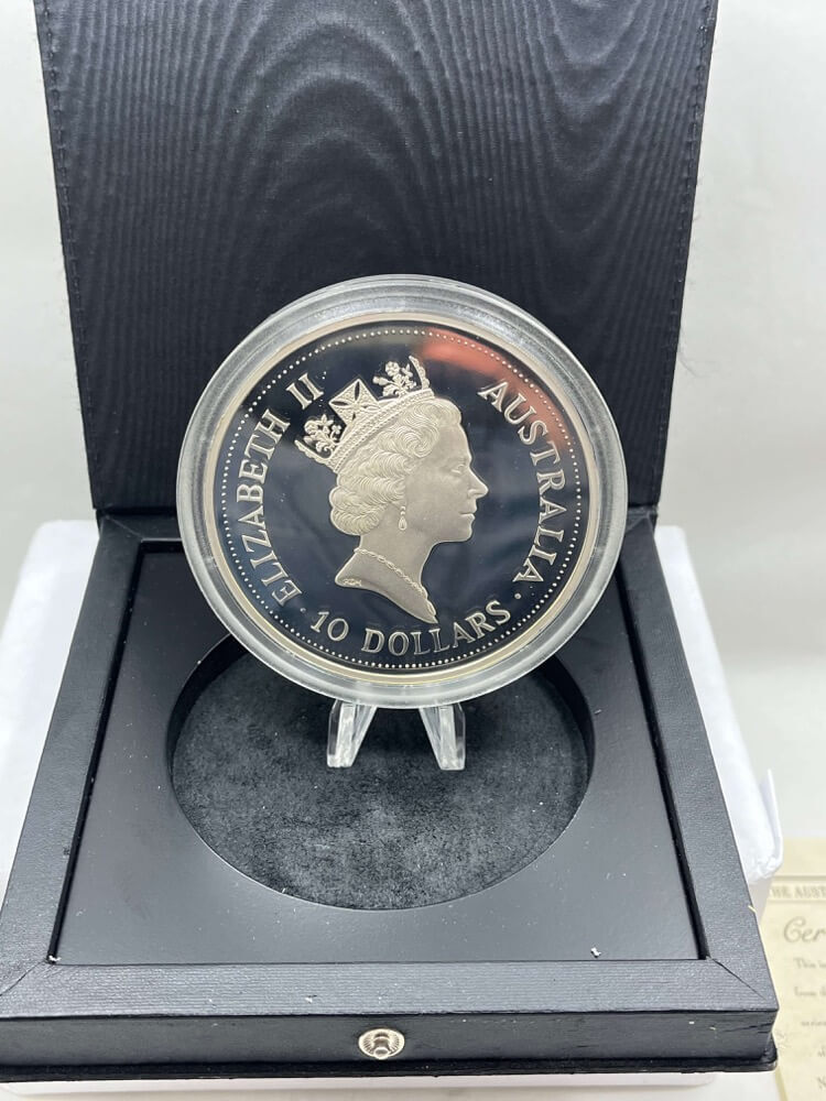 1992 Silver Ten Ounce Proof Coin Kookaburra product image