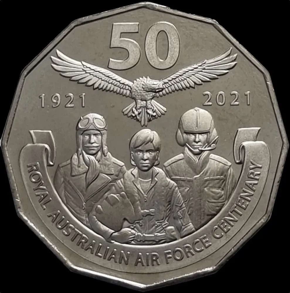 2021 50 Cent Uncirculated Coin RAAF A Centenary of Air Power Ex Set product image