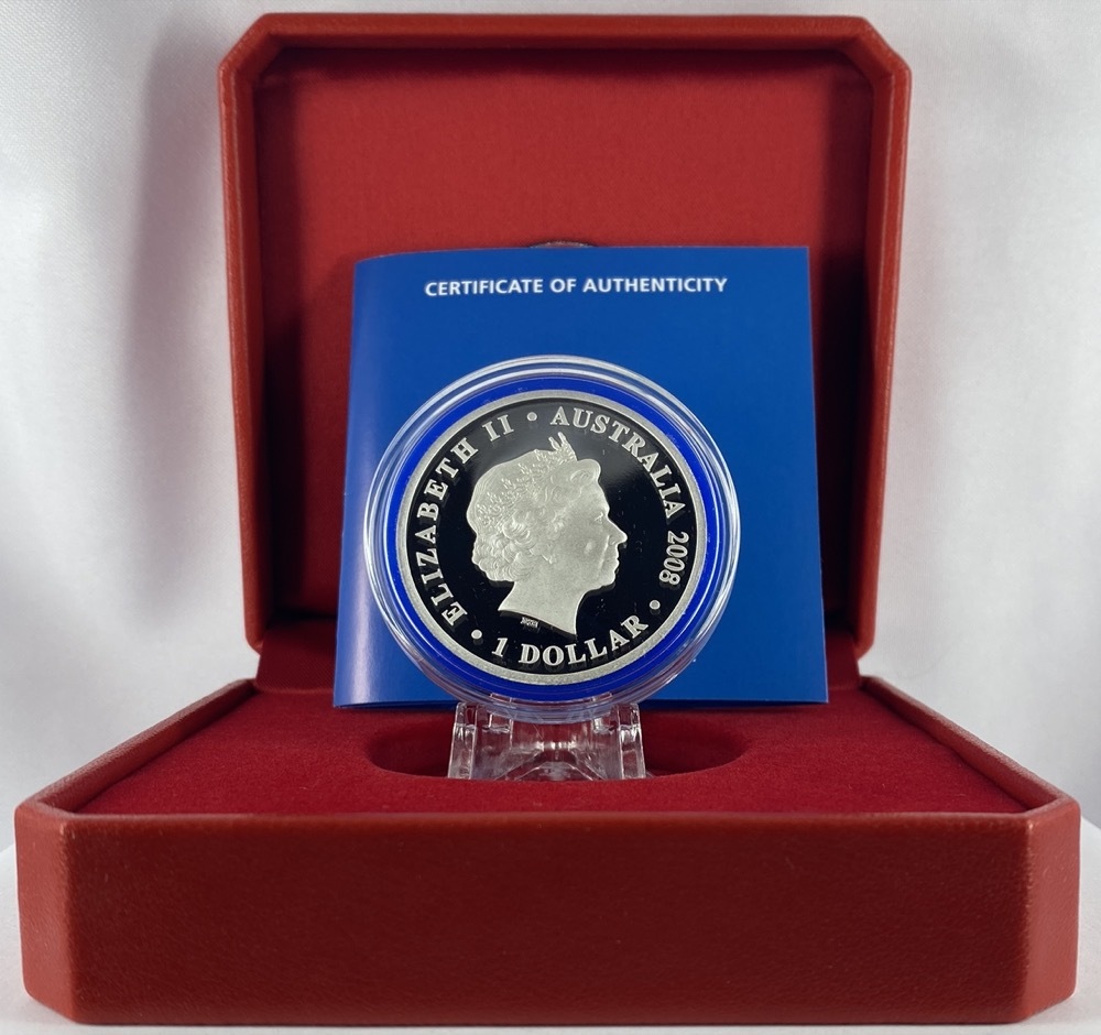 2008 Silver One Ounce Proof Coin Beijing Australian Olympic Team product image