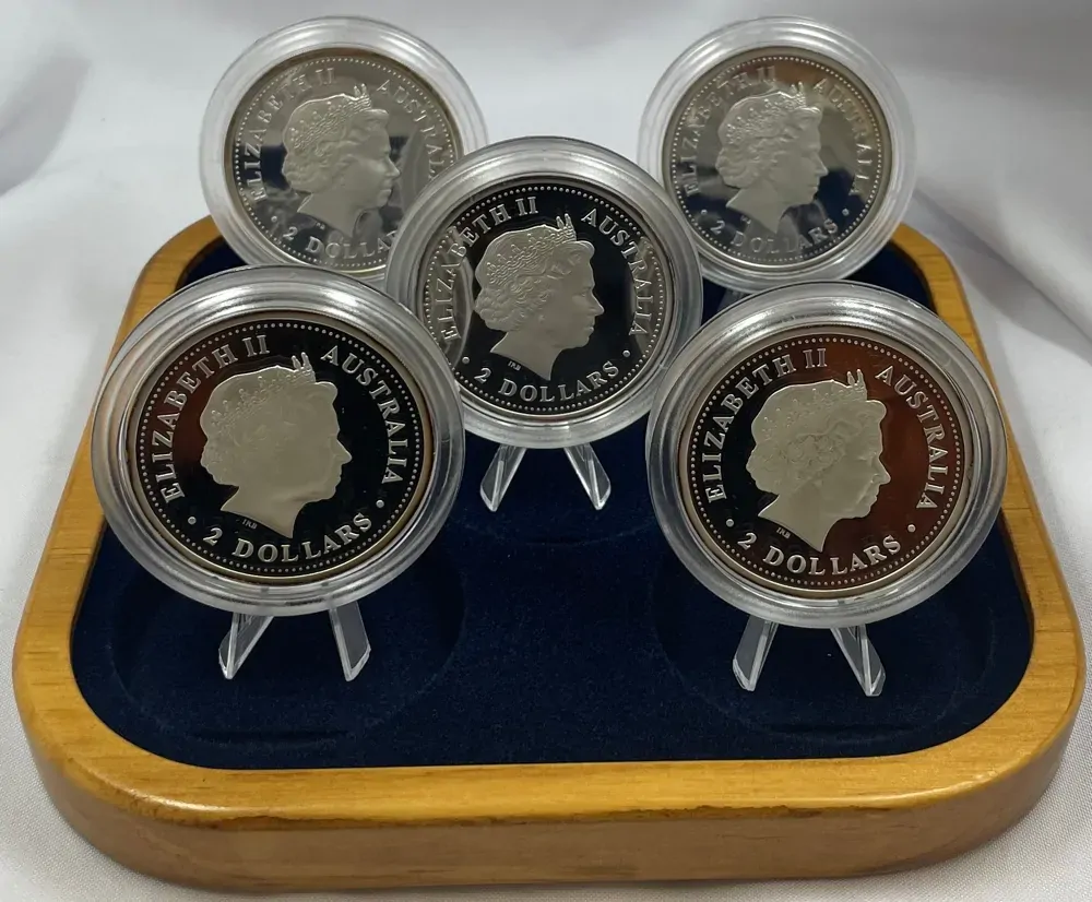 2005 Silver Five Coin Proof Set (5 * 2oz) Peacekeepers product image