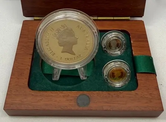 1995 Gold Platinum Silver Family of Precious Metals Proof Coin Set product image