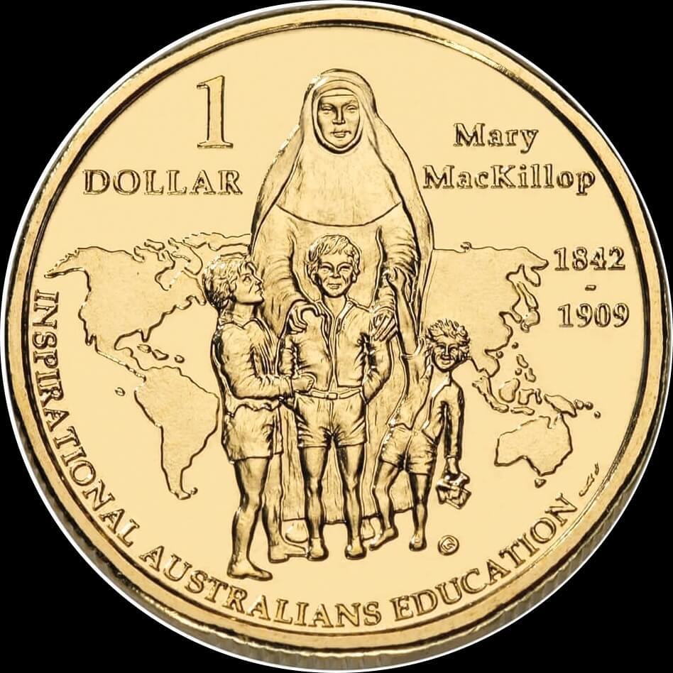2008 1 Dollar Uncirculated Coin Mary MacKillop product image