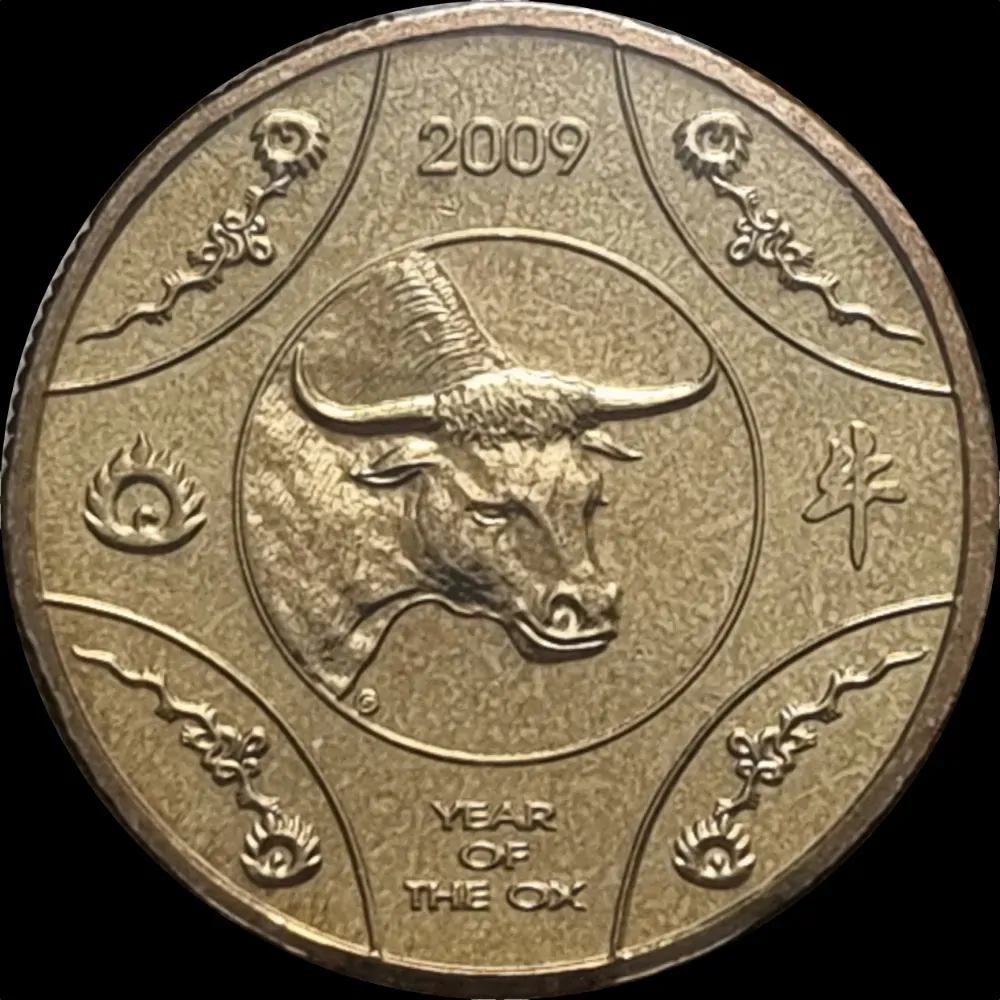 2009 1 Dollar Uncirculated Coin Lunar Year of the Ox product image