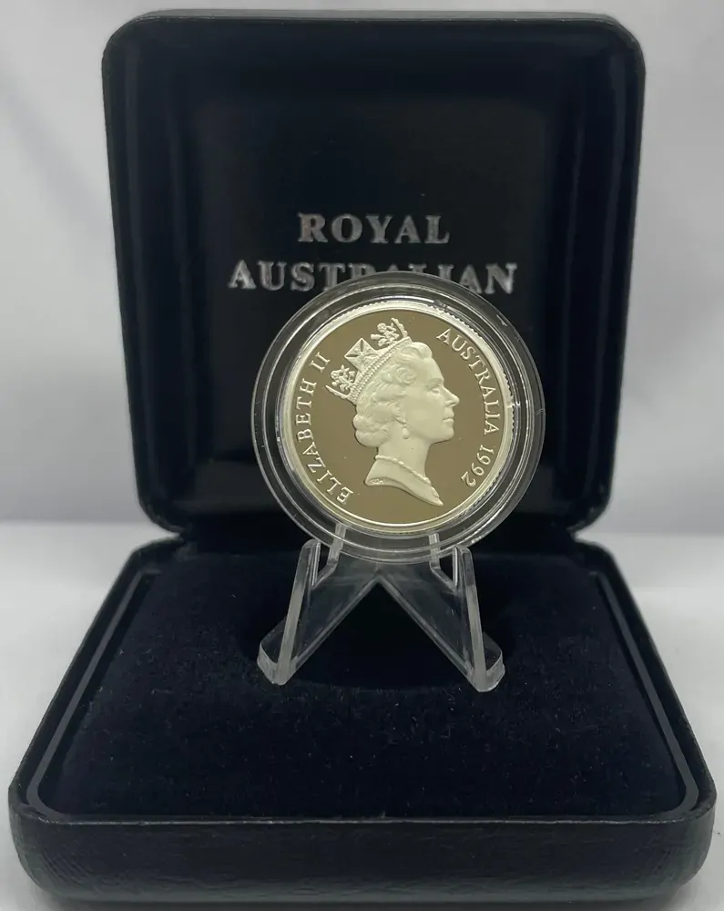 1992 Silver 1 Dollar Proof Coin Barcelona product image