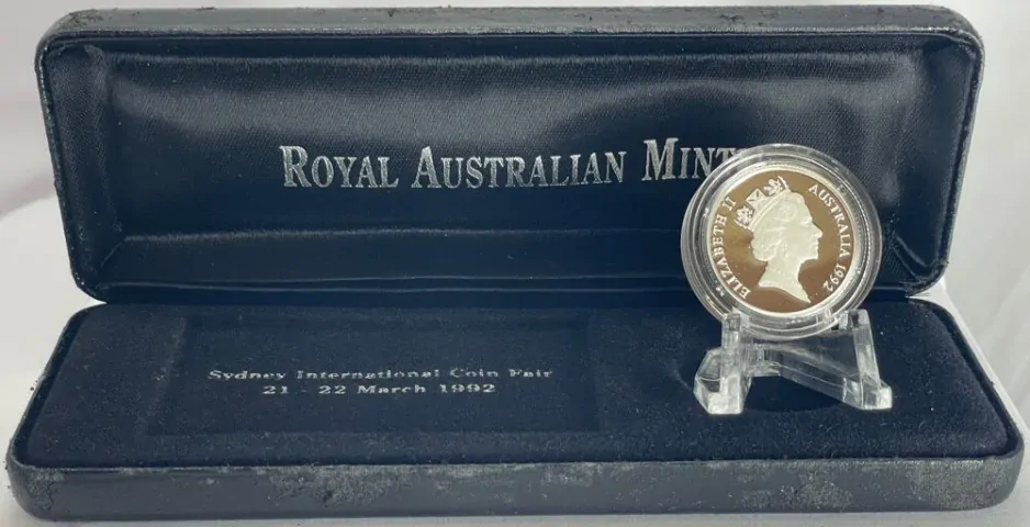 1992 One Dollar Silver Proof Coin Fair Barcelona product image