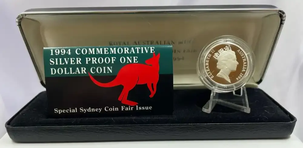 1994 One Dollar Silver Proof Coin Fair Decade Of The Dollar product image