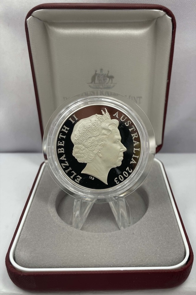 2003 Silver 1 Dollar Proof Coin Kangaroo Jirrah-Watty product image