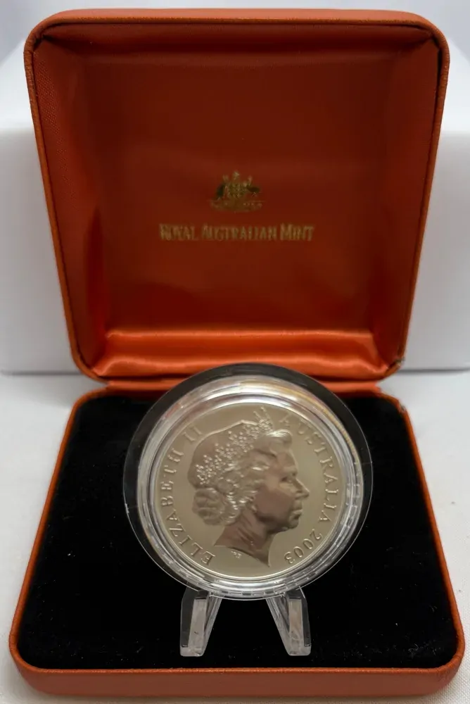 2003 Silver 1 Dollar Uncirculated Kangaroo Gold Plated Jirrah-Watty product image