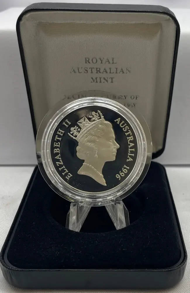 1996 1 Dollar Silver Proof Ballot Issue 30th Anniversary Of Decimal Currency product image