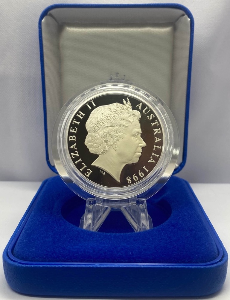 1998 Silver 1 Dollar Proof Coin Ballot Issue New Parliament House product image