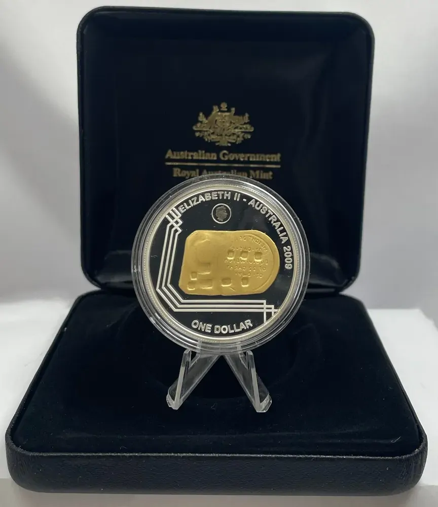 2009 Silver 1 Dollar Proof Coin Ballot Issue Adelaide Ingot product image