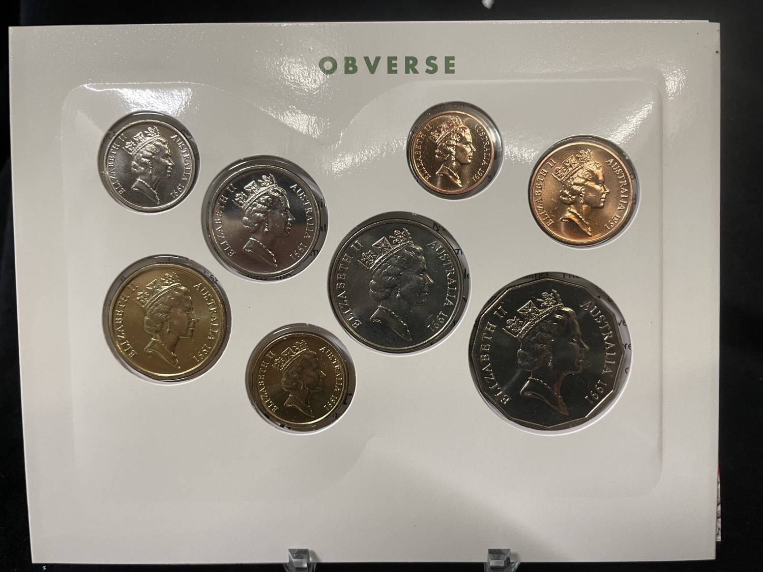 Australia 1991 Uncirculated Mint Coin Set 25th Anniversary of Decimal Currency product image