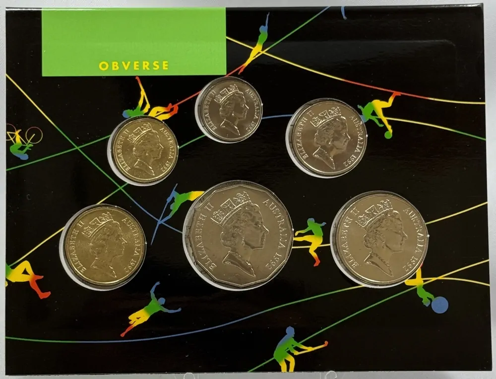 Australia 1992 Uncirculated Mint Coin Set Barcelona product image