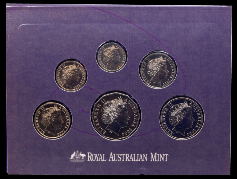 2000 Uncirculated Mint Coin Set Millennium product image
