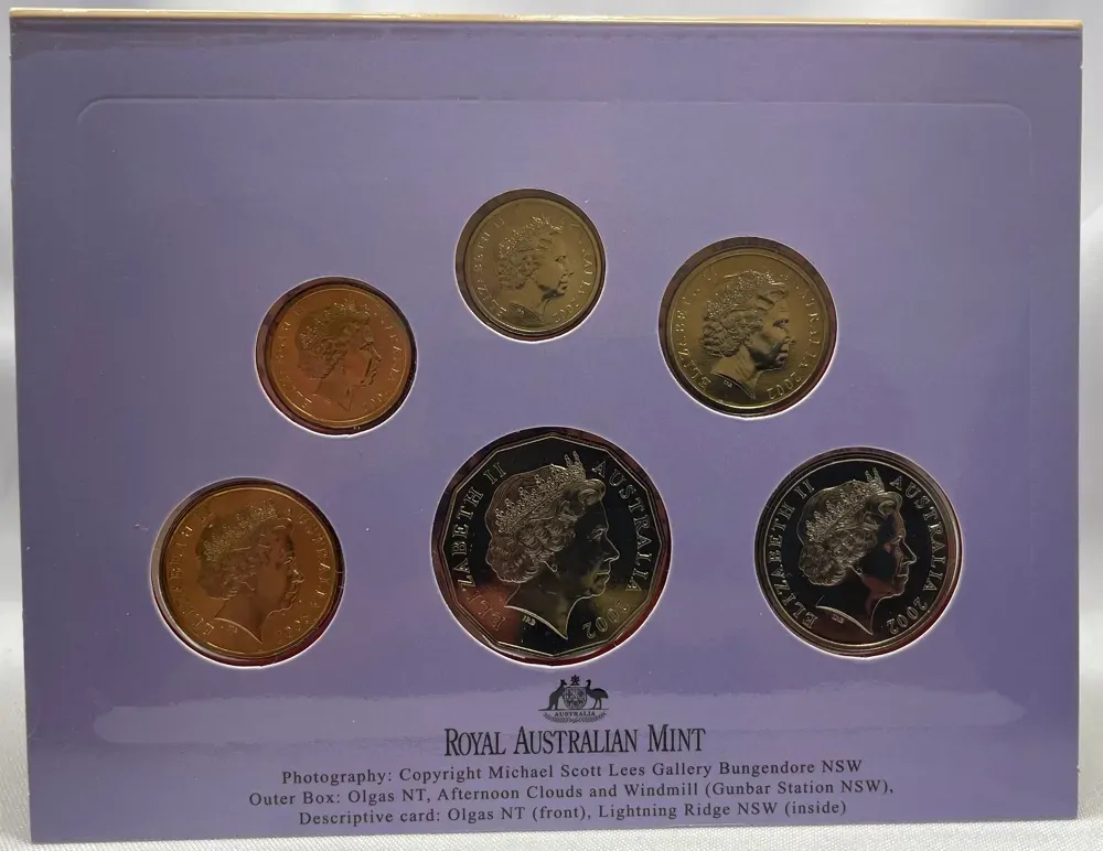 2002 Uncirculated Mint Coin Set Outback product image