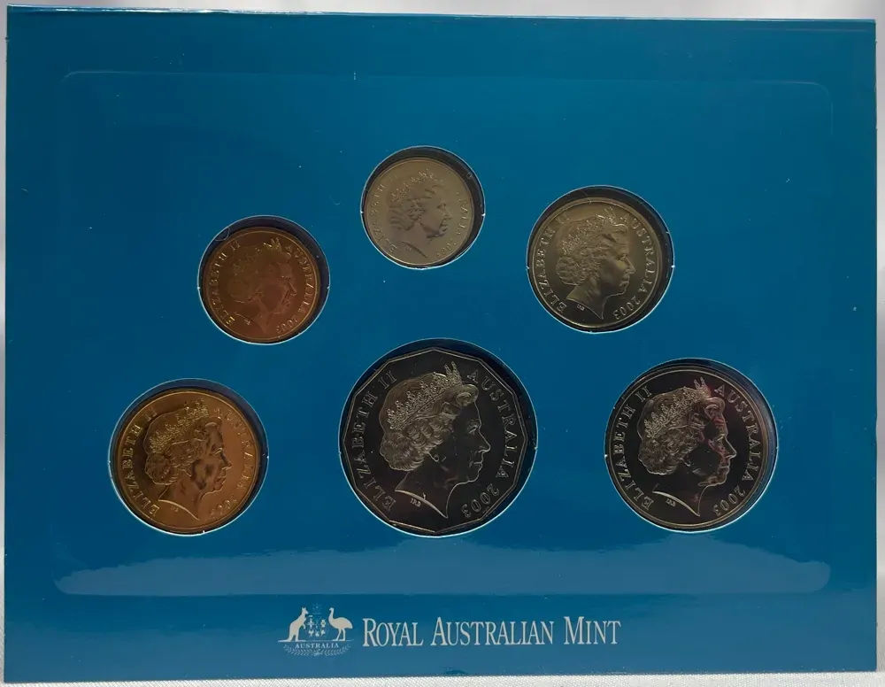 2003 Uncirculated Mint Coin Set Volunteers product image