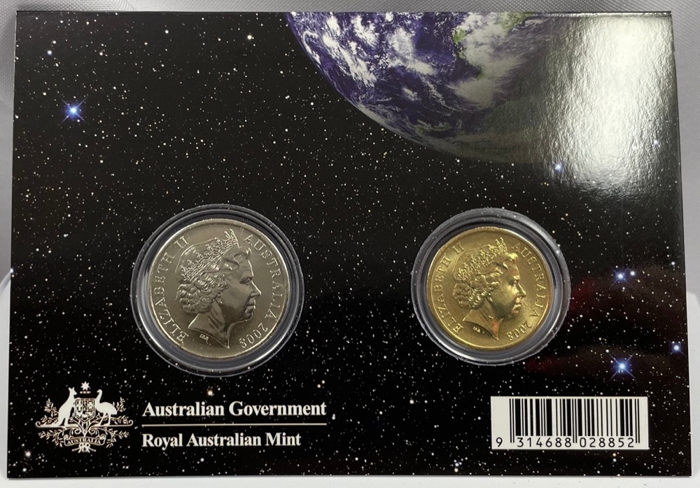 Australia 2008 2 Coin Uncirculated Mint Set Year of the Planet product image