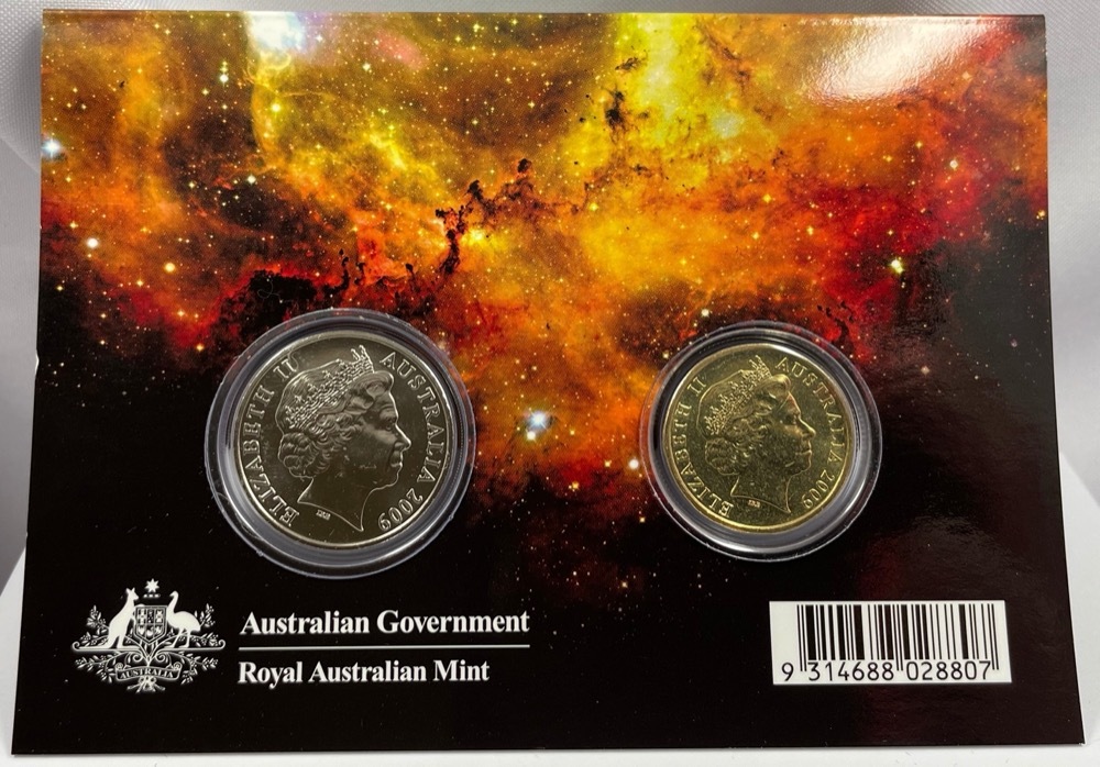 Australia 2009 2 Coin Mint Set Astronomy product image