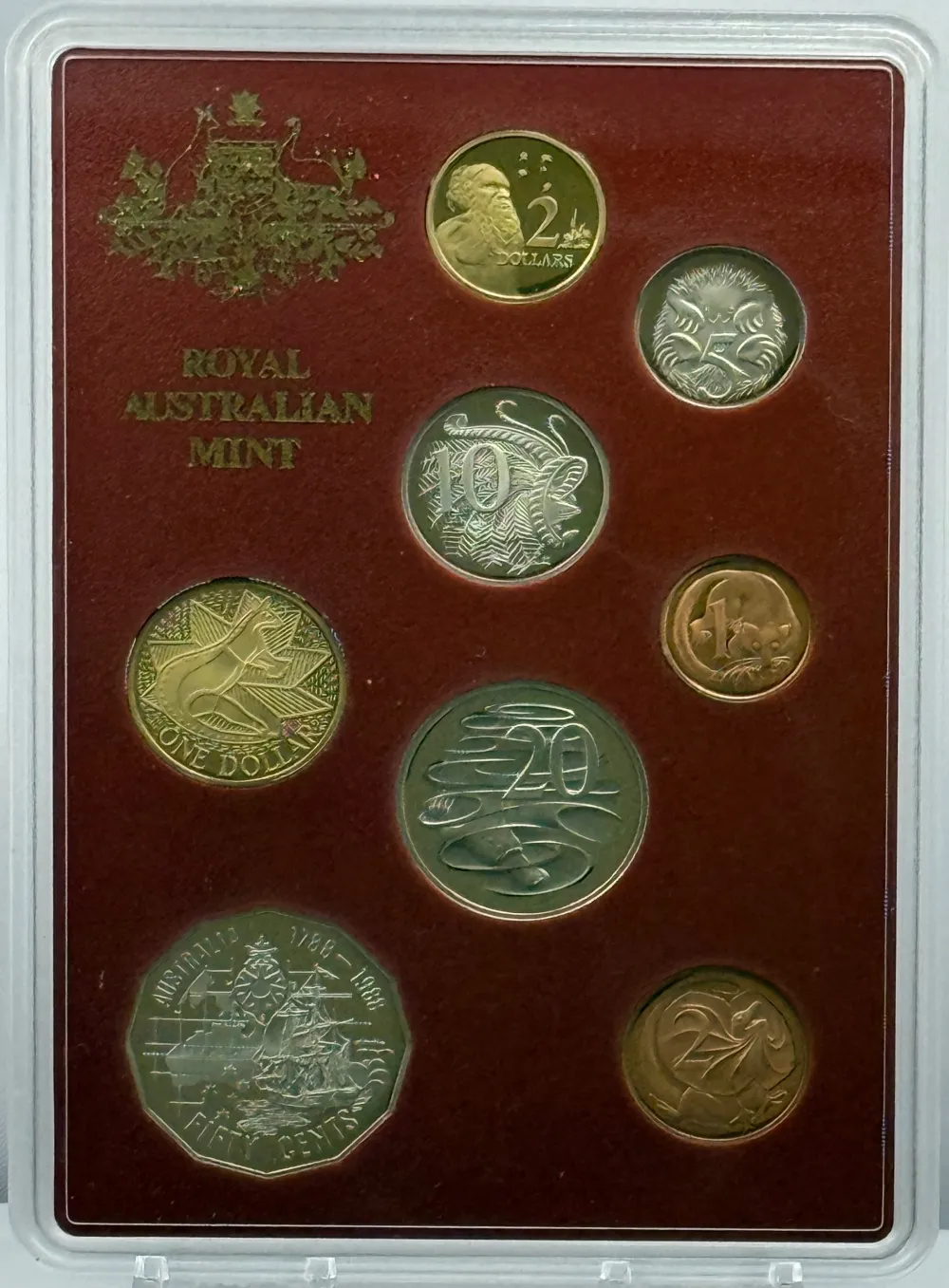 Australia 1988 Proof Coin Set Bicentennial product image
