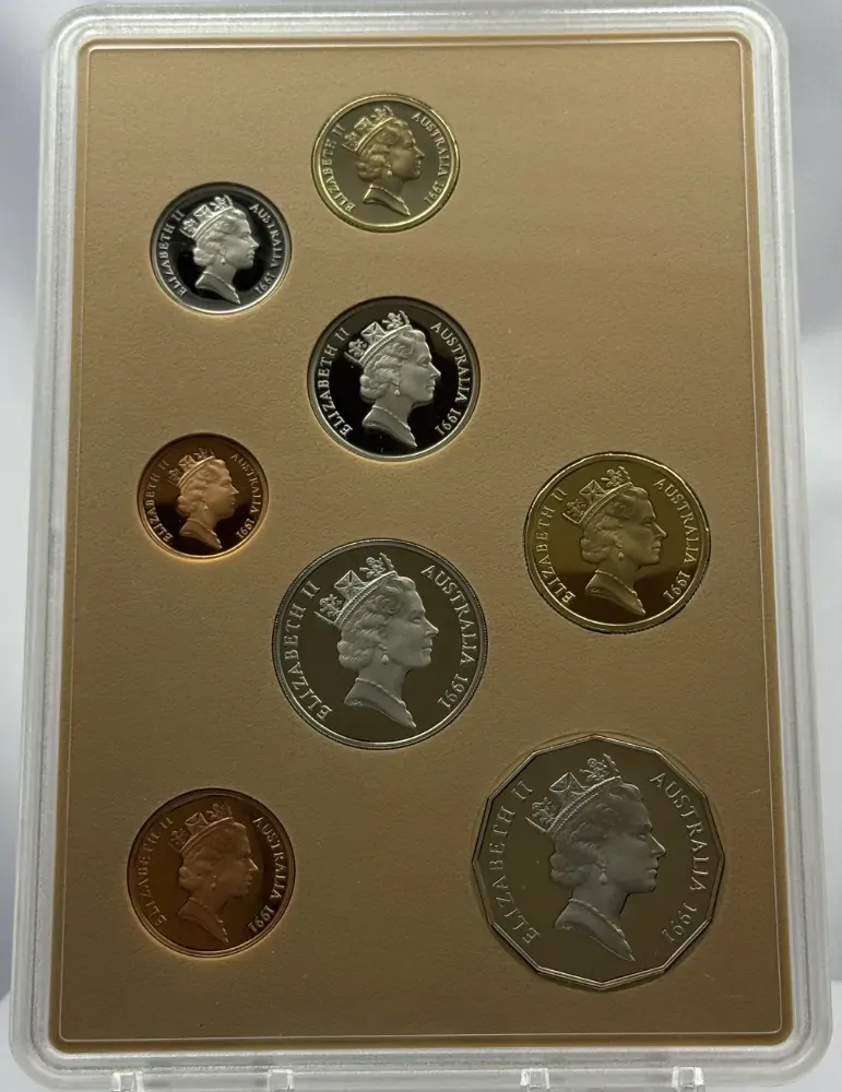 Australia 1991 Proof Coin Set 25th Anniversary Of Decimal Currency product image