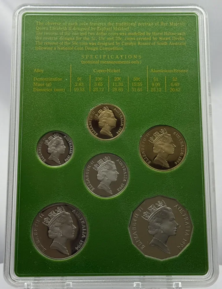 Australia 1994 Proof Coin Set Year Of The Family product image