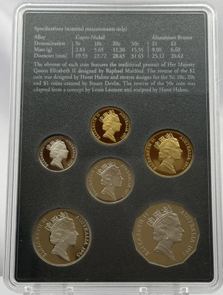 Australia 1995 Proof Coin Set Weary Dunlop product image
