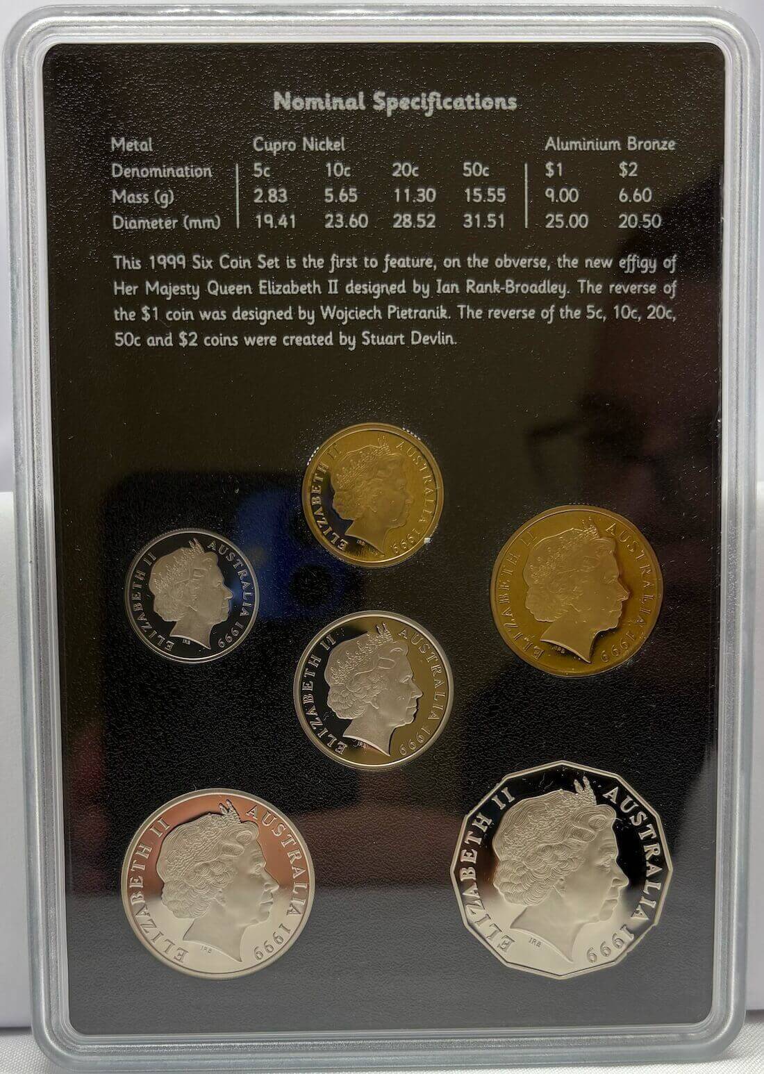 Australia 1999 Proof Coin Set Year of the Older Person product image