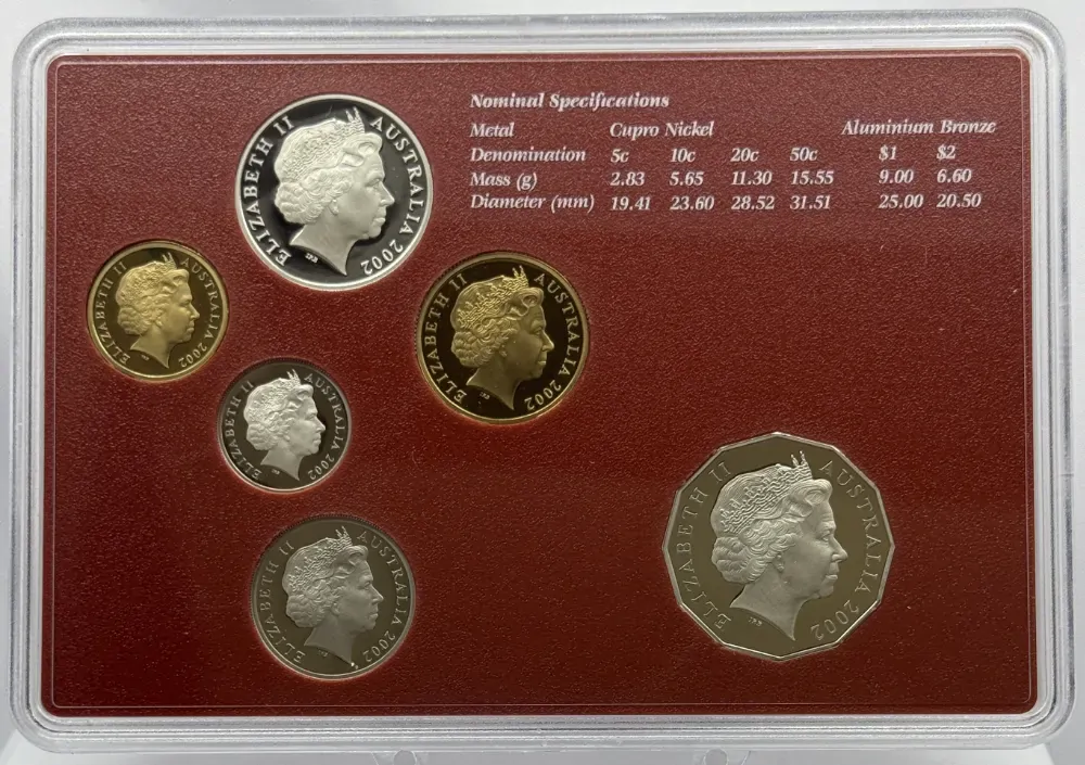 Australia 2002 Proof Coin Set Outback product image