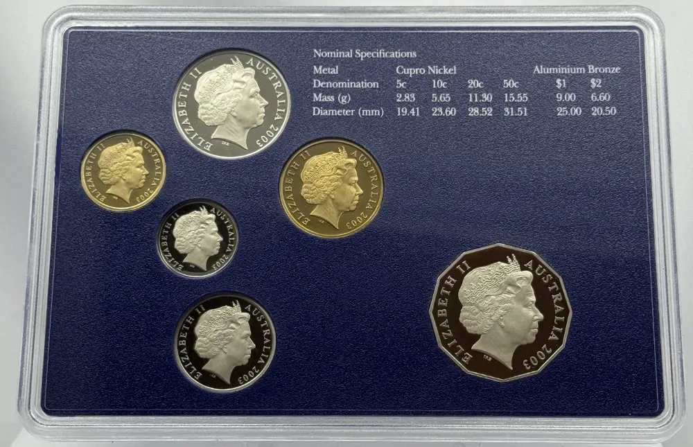 Australia 2003 Proof Coin Set Year of the Volunteer product image