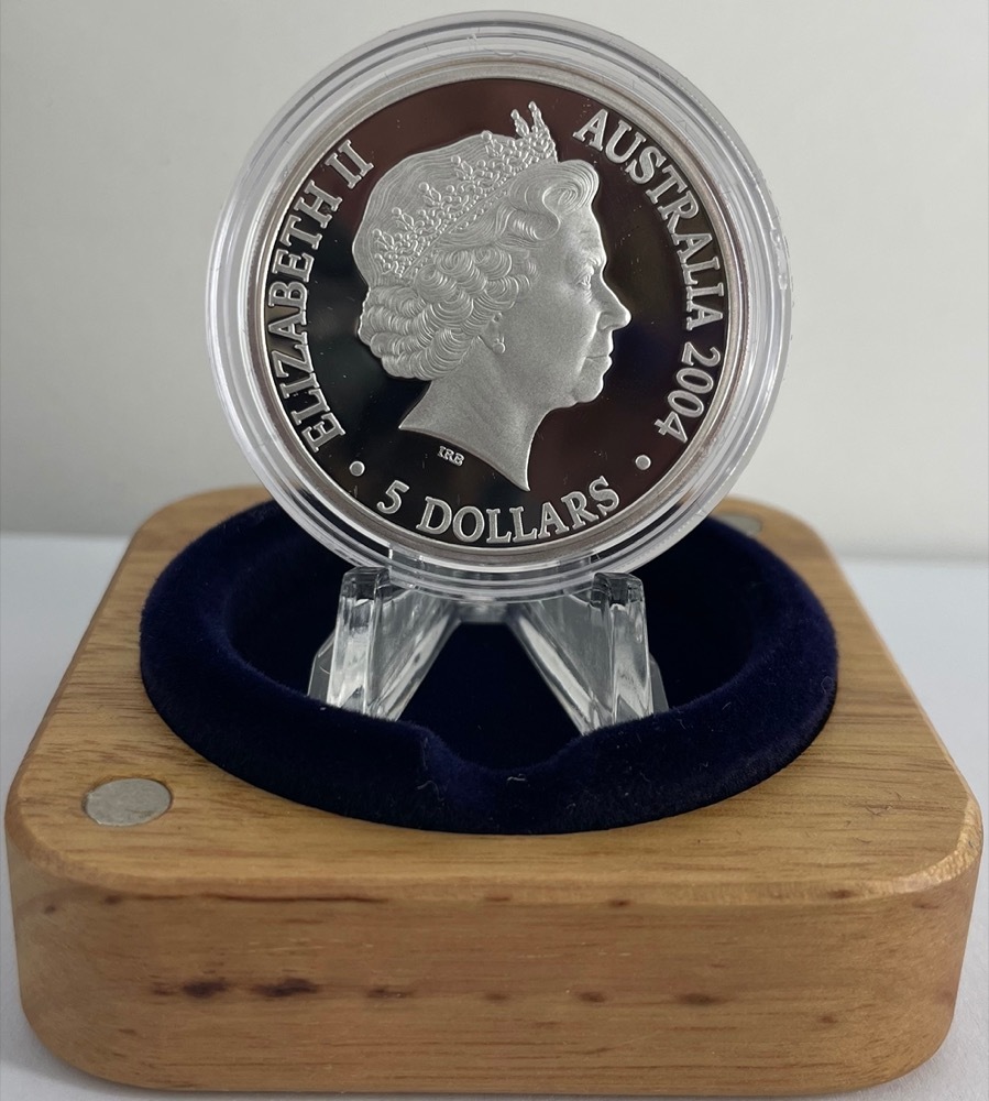 2004 Silver 5 Dollar Proof Coin Bicentenary of Tasmania product image