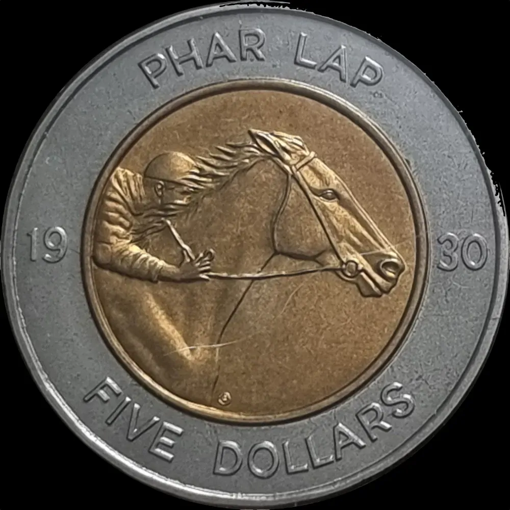 2000 Five Dollar Uncirculated - Phar Lap product image