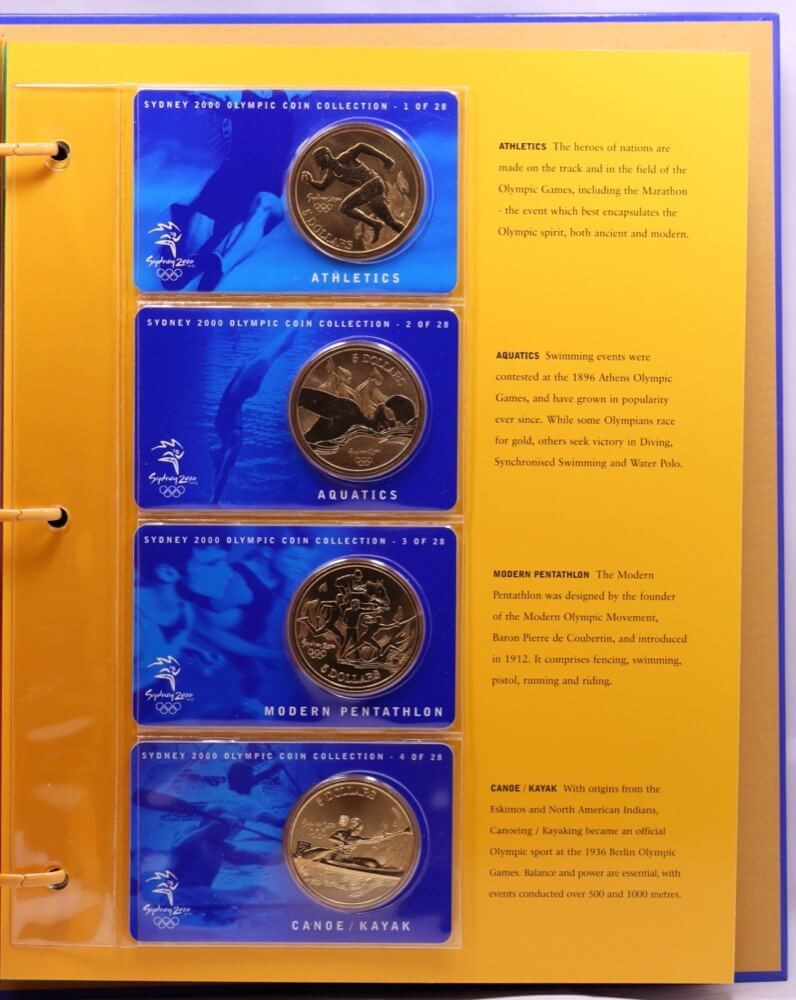 Australia Sydney 2000 Olympic Bronze Coin Set product image