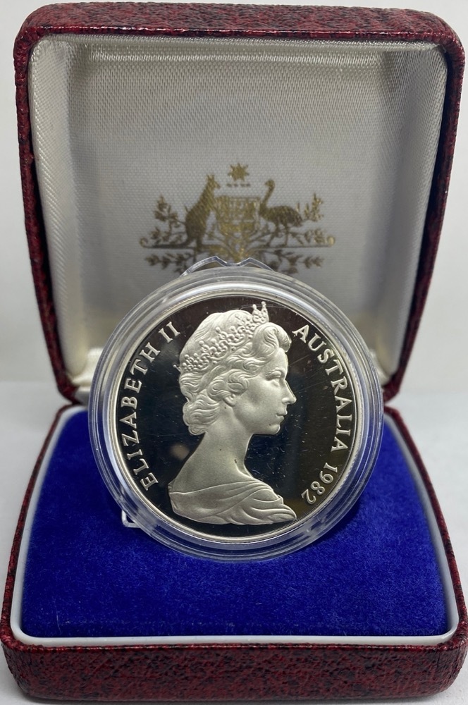 1982 Silver 10 Dollar Proof Coin Brisbane Commonwealth Games product image