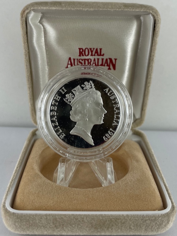 1989 10 Dollar Proof Coin State Series Queensland product image