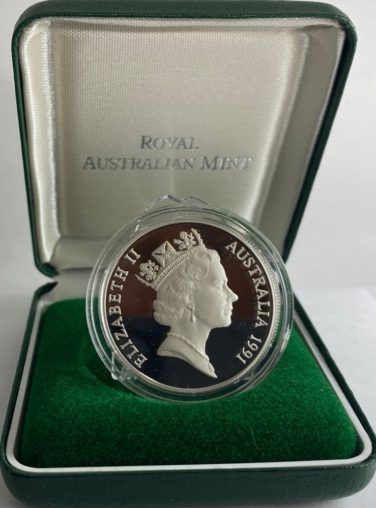 1991 Silver 10 Dollar Proof Coin State Series Tasmania product image