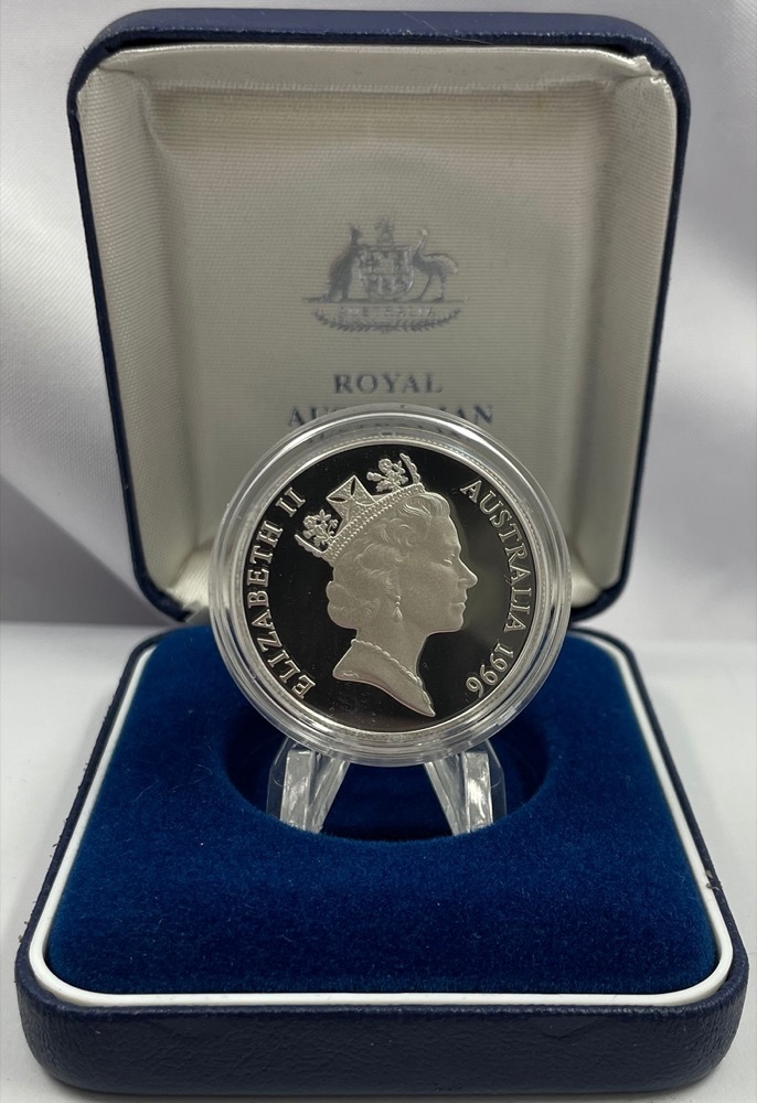 1996 Silver 10 Dollar Proof Coin Southern Right Whale product image